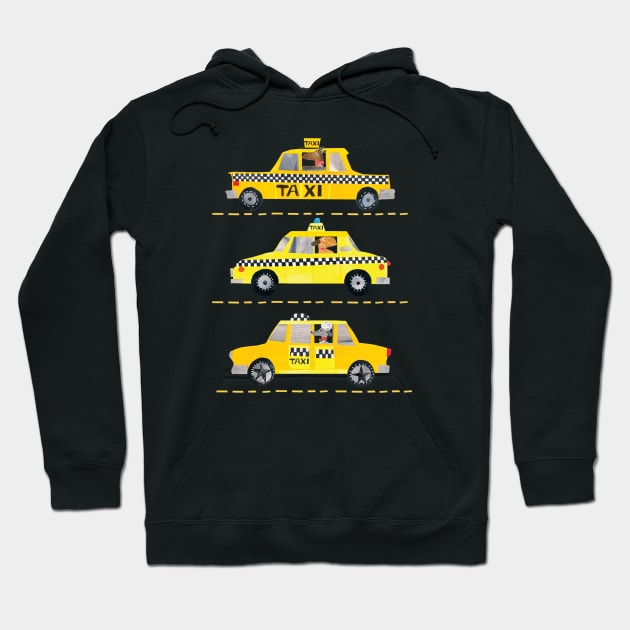 NYC CAB Hoodie by Tracey English